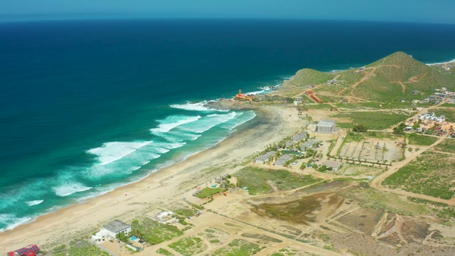 CERRITOS BEACH BCS MEXICO-2021: Coastal Beach with Changing Temporary Structures