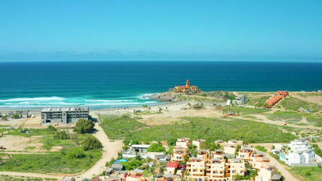 CERRITOS BEACH BCS MEXICO-2021: Coastal Building Demolition in Aerial View