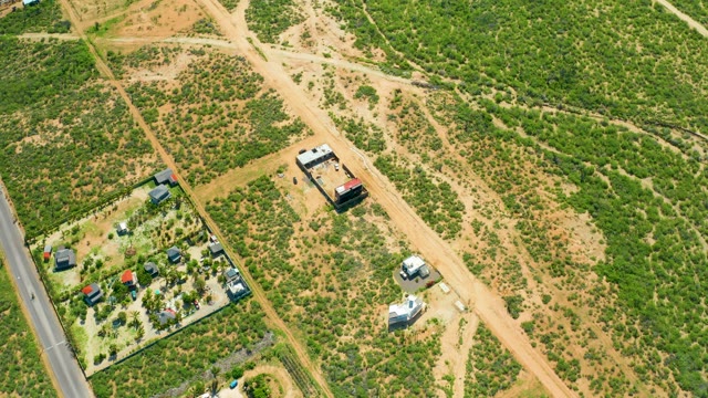 CERRITOS BEACH BCS MEXICO-2021: Vehicles Moving on Rural Dirt and Paved Roads