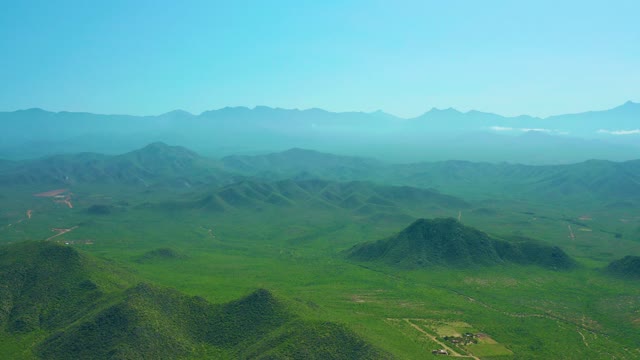 CERRITOS BEACH BCS MEXICO-2021: Lush Green Hills and Valleys From Above