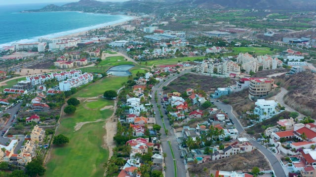 SAN JOSE DEL CABO BCS MEXICO-2021: Coastal Residential Neighborhood with Golf Course and Ocean