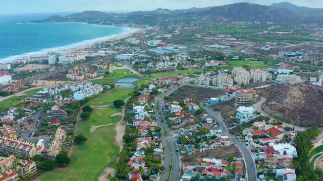 SAN JOSE DEL CABO BCS MEXICO-2021: Coastal Residential Area with Golf Course and Ocean View