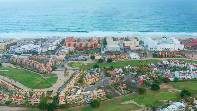SAN JOSE DEL CABO BCS MEXICO-2021: Coastal Residential Area with Beach and Ocean