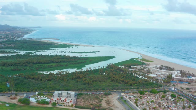 SAN JOSE DEL CABO BCS MEXICO-2021: Coastal Lagoon and Beach with Development