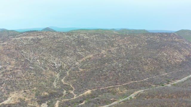 LA PLAYITA LOS CABOS MEXICO-2021: Hilly Arid Landscape with Winding Paths