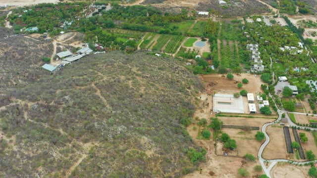 LA PLAYITA LOS CABOS MEXICO-2021: Rural Farmland, Hill, and Farm Buildings