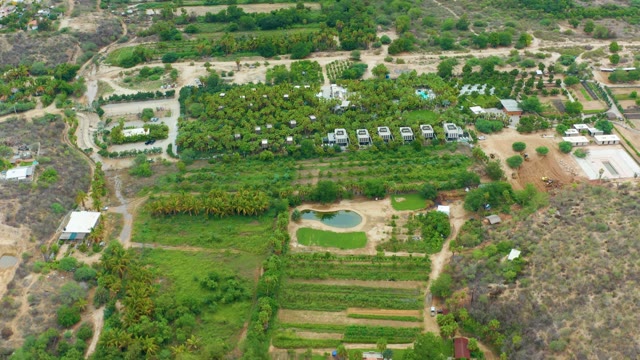 LA PLAYITA LOS CABOS MEXICO-2021: Rural Farm Area with Vanishing Building