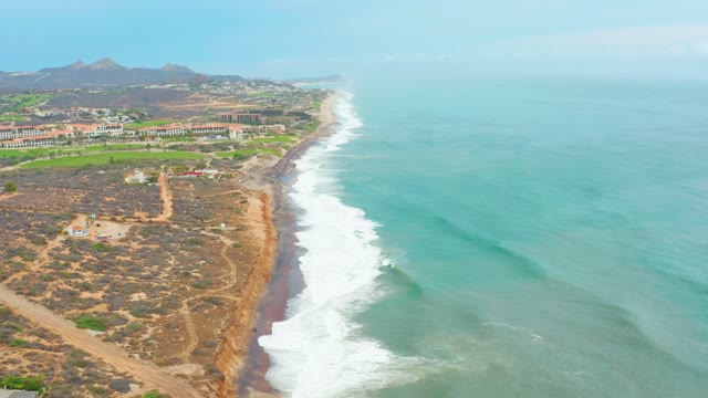 LA PLAYITA LOS CABOS MEXICO-2021: Coastline with Vanishing Tent Structure