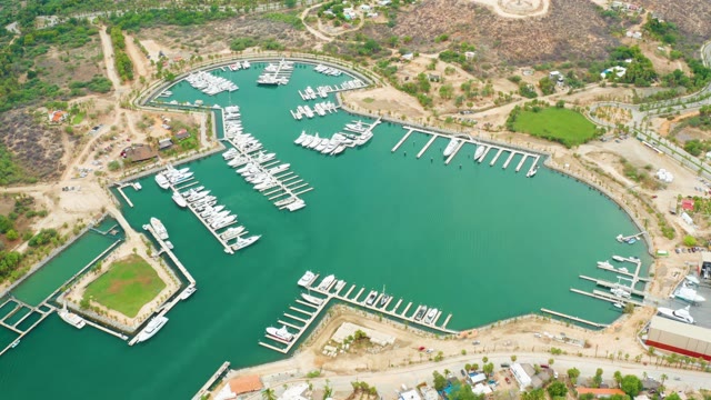 LA PLAYITA LOS CABOS MEXICO-2021: Boats Departing and Docking at Marina