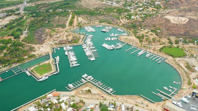 LA PLAYITA LOS CABOS MEXICO-2021: Marina with Boats Departing and Arriving