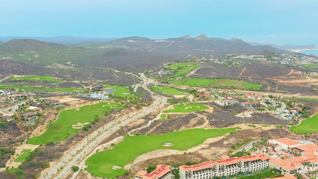 LA PLAYITA LOS CABOS MEXICO-2021: Golf Course and Residential Area From Above