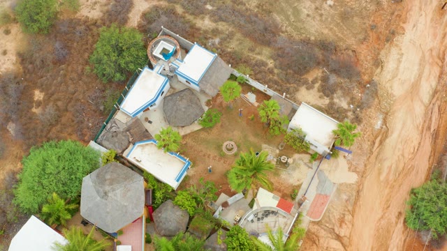 LA PLAYITA LOS CABOS MEXICO-2021: Rural Settlement in Arid Terrain From Above