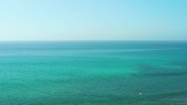 EL TULE BEACH LOS CABOS BCS MEXICO-2021: Calm Ocean Waves and Floating Buoy