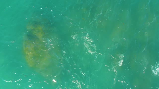 EL TULE BEACH LOS CABOS BCS MEXICO-2021: Submerged Rocks in Clear Turquoise Water