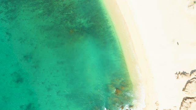 EL TULE BEACH LOS CABOS BCS MEXICO-2021: Gentle Waves Lapping a Sandy Shoreline
