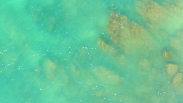 EL TULE BEACH LOS CABOS BCS MEXICO-2021: Gentle Ripples Over Shallow Ocean Floor