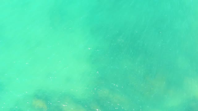 EL TULE BEACH LOS CABOS BCS MEXICO-2021: Clear Turquoise Water Revealing Underwater Rocks