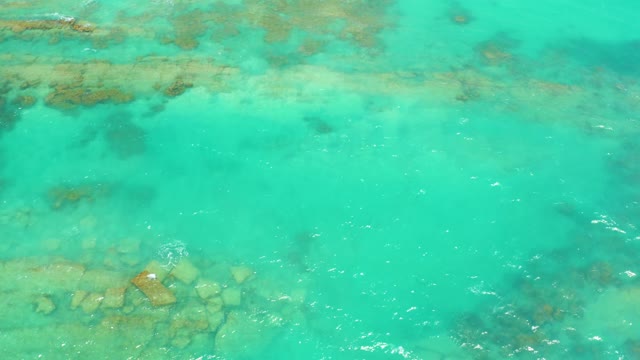 CABO PULMO LOS CABOS BCS MEXICO-2021: Gentle Water Ripples Over Shallow Rocky Seabed