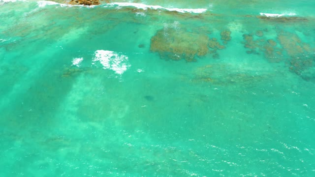 CABO PULMO LOS CABOS BCS MEXICO-2021: Turquoise Ocean with Shallow Reefs and Gentle Waves