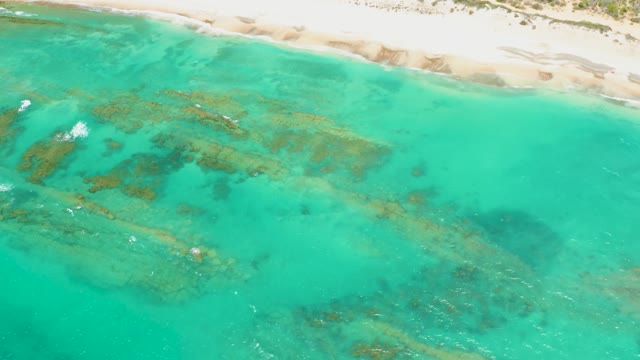 CABO PULMO LOS CABOS BCS MEXICO-2021: Gentle Waves Moving Over Shallow Turquoise Water