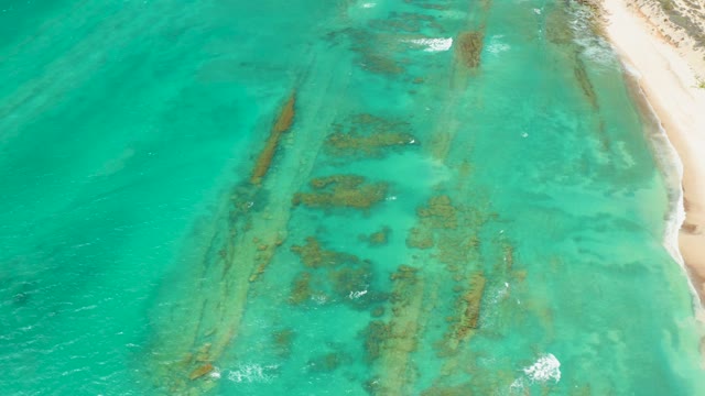 CABO PULMO LOS CABOS BCS MEXICO-2021: Clear Turquoise Water with Submerged Structures and Sandy Shore