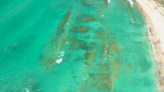 CABO PULMO LOS CABOS BCS MEXICO-2021: Sandy Beach with Clear Turquoise Water and Underwater Formations