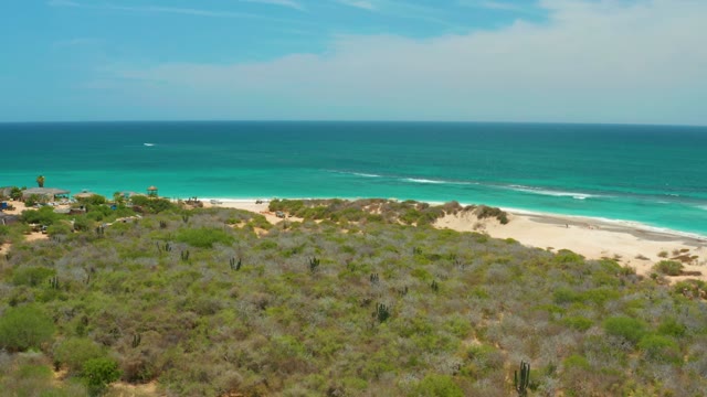 CABO PULMO LOS CABOS BCS MEXICO-2021: Beach Dunes and Turquoise Ocean with Sky Shifts