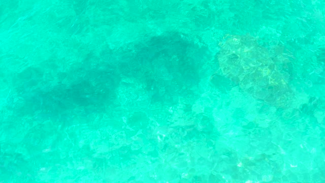 EL TULE BEACH LOS CABOS BCS MEXICO-2021: Clear Turquoise Ocean Water with Visible Seabed