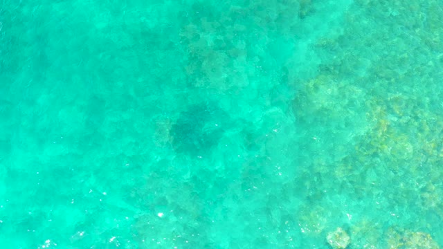 EL TULE BEACH LOS CABOS BCS MEXICO-2021: Clear Turquoise Water Over Coral Reef Seabed