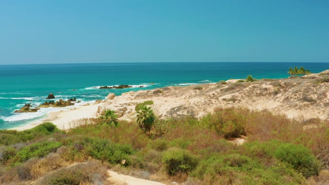 DREAMS LOS CABOS BCS MEXICO-2021: Coastal Dunes Path Leading to Sandy Beach
