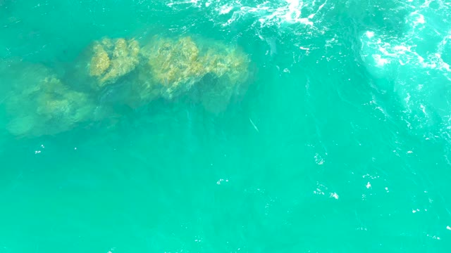 DREAMS LOS CABOS BCS MEXICO-2021: Underwater Rocks in Turquoise Ocean Water
