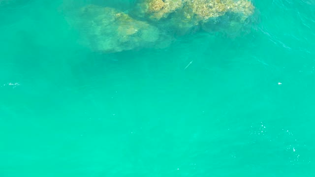 DREAMS LOS CABOS BCS MEXICO-2021: Clear Turquoise Water with Submerged Rocks and Fish