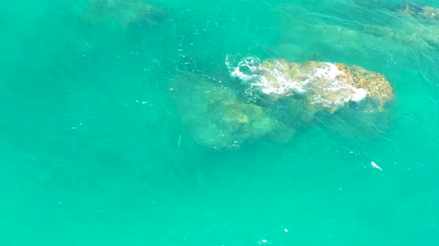 DREAMS LOS CABOS BCS MEXICO-2021: Clear Turquoise Water and Rocky Seabed with Gentle Waves