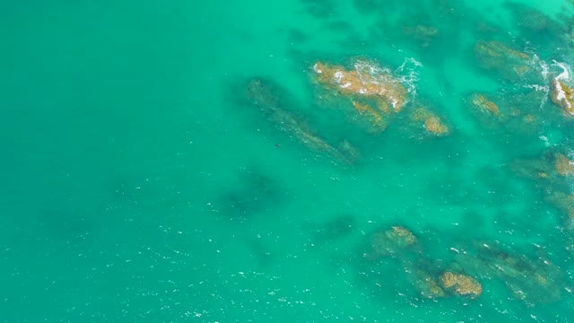DREAMS LOS CABOS BCS MEXICO-2021: Waves Crashing on Rocky Seabed From Overhead