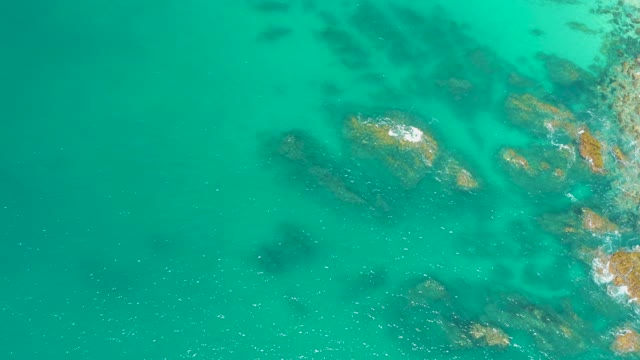 DREAMS LOS CABOS BCS MEXICO-2021: Shallow Turquoise Water with Rocky Seabed and Gentle Waves