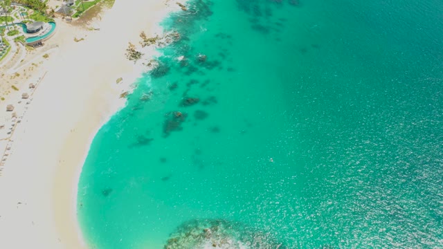 DREAMS LOS CABOS BCS MEXICO-2021: Sandy Beach and Turquoise Ocean From Above