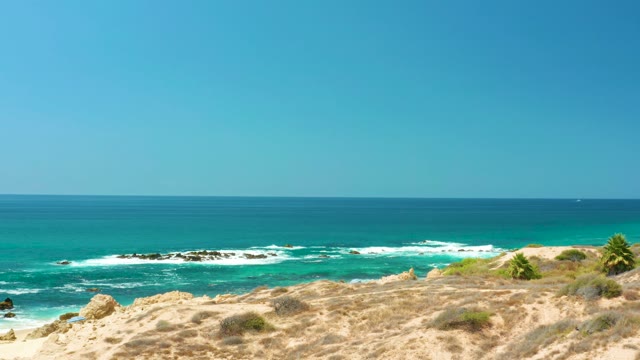 DREAMS LOS CABOS BCS MEXICO-2021: Coastal Cliff Overlooking Beach and Ocean Waves