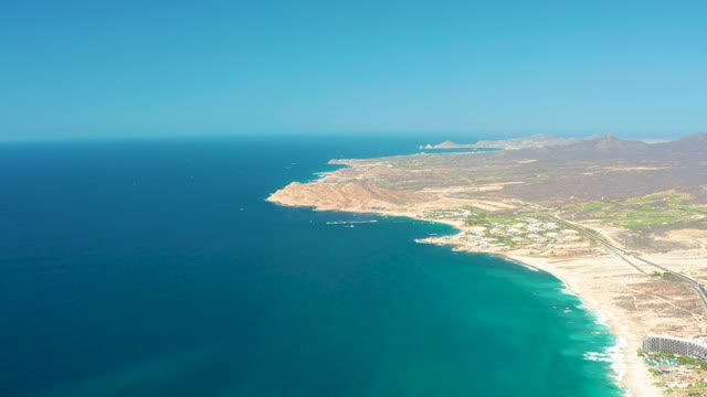 DREAMS LOS CABOS BCS MEXICO-2021: Coastal Road with Moving Vehicle