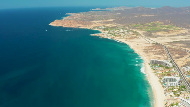 DREAMS LOS CABOS BCS MEXICO-2021: Sandy Beach and Turquoise Ocean Coastline