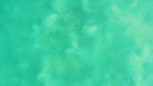 LOS FRALIES LOS CABOS BCS MEXICO-2021: Overhead View of Turquoise Ocean Water with Gentle Ripples