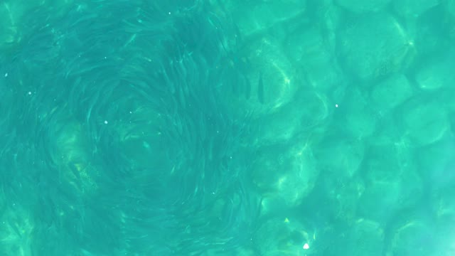 LOS FRALIES LOS CABOS BCS MEXICO-2021: Clear Turquoise Water Vortex Dissipating Overhead