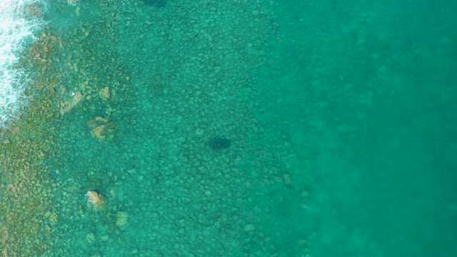 LOS FRALIES LOS CABOS BCS MEXICO-2021: Turquoise Ocean Water Over Rocky Seabed