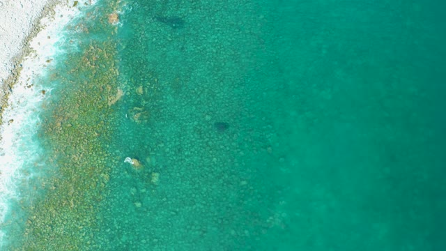 LOS FRALIES LOS CABOS BCS MEXICO-2021: Gentle Ocean Waves Lapping at Sandy Shore