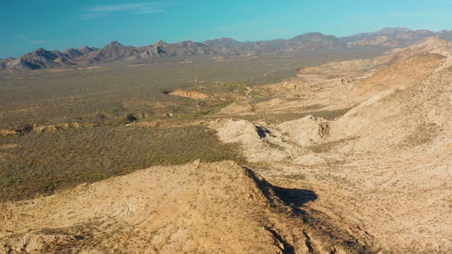CABO PULMO BCS MEXICO-2021: Desert Hills and Mountain Range in Motion