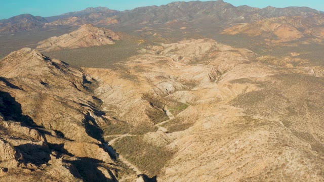 CABO PULMO BCS MEXICO-2021: Arid Mountain Valleys with Shifting Shadows