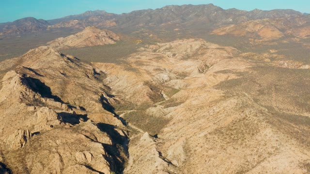 CABO PULMO BCS MEXICO-2021: Rugged Desert Mountain Ridges and Valleys