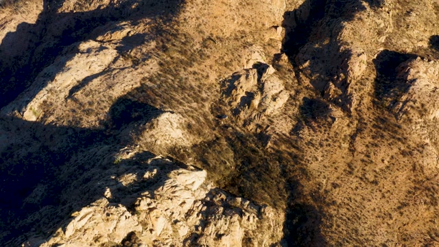 CABO PULMO BCS MEXICO-2021: Rocky Mountain Slope with Dry Vegetation