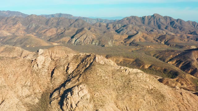 CABO PULMO BCS MEXICO-2021: Arid Mountain Range with Rocky Outcrops and Valleys