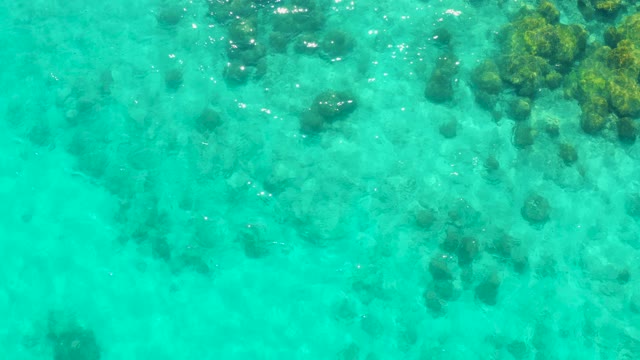 CABO PULMO BCS MEXICO-2021: Clear Turquoise Water Revealing Submerged Rocks
