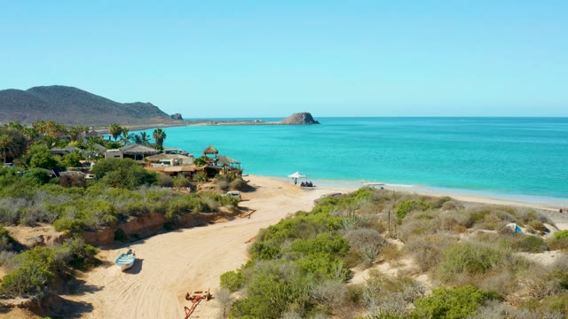 Coastal Sandy Path Leading to Turquoise Beach